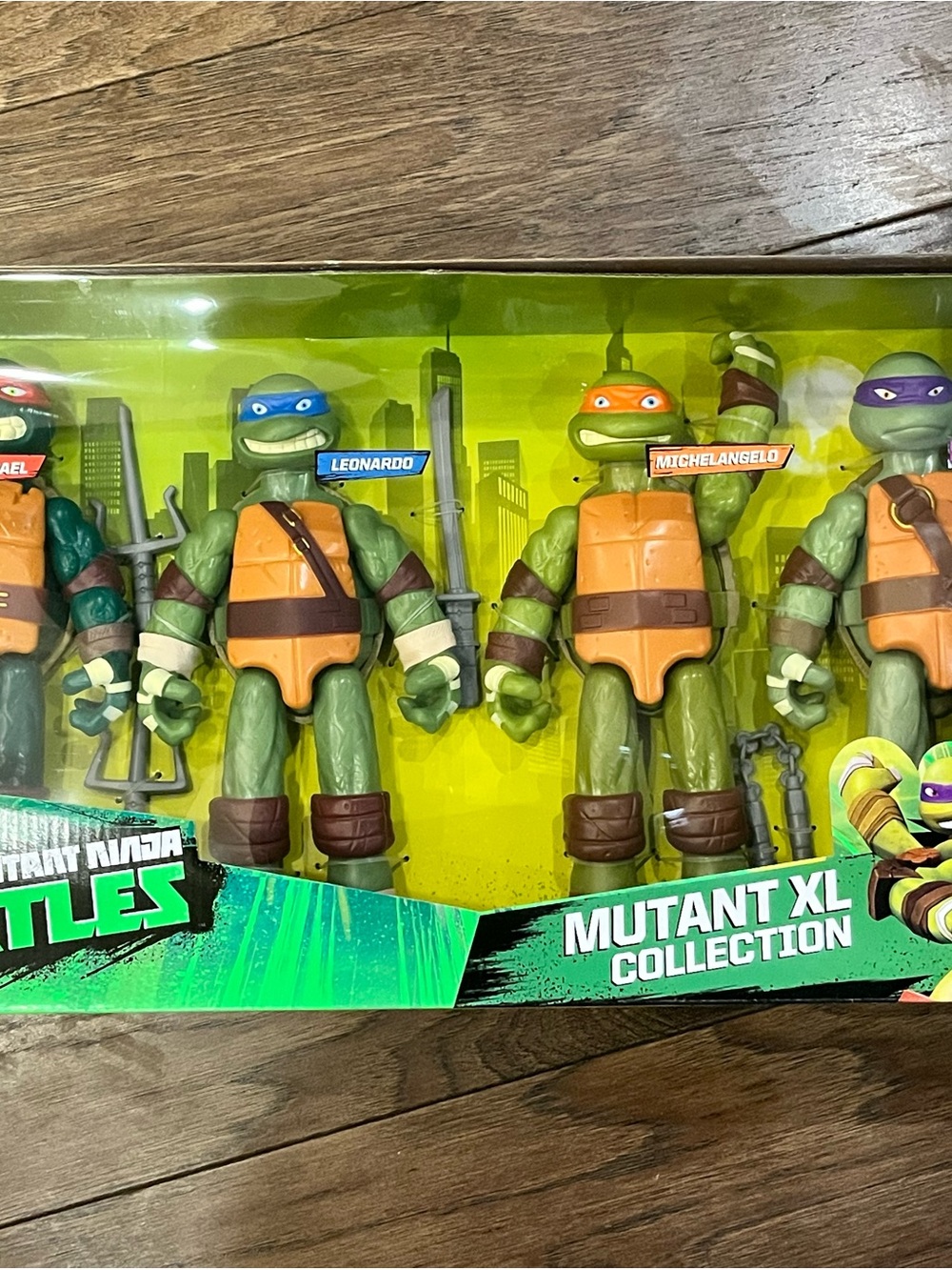 TMNT Teenage Mutant Ninja Turtles Action Figures XL COLLECTION 11" XLarge Pack 4